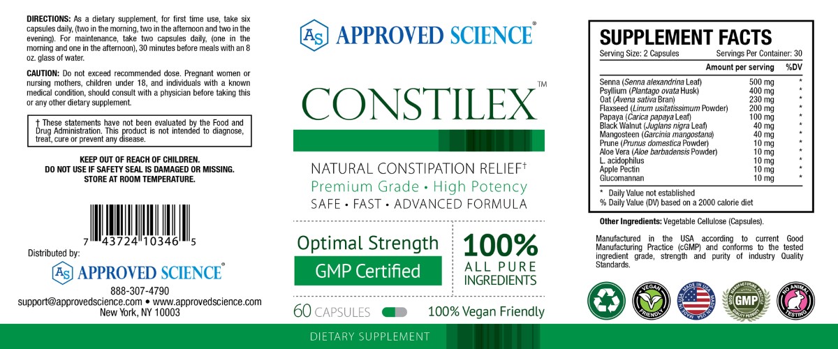 Constilex Supplement Facts